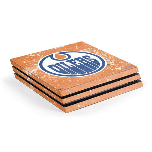 NHL Edmonton Oilers Frozen PS4 Pro Console Skin